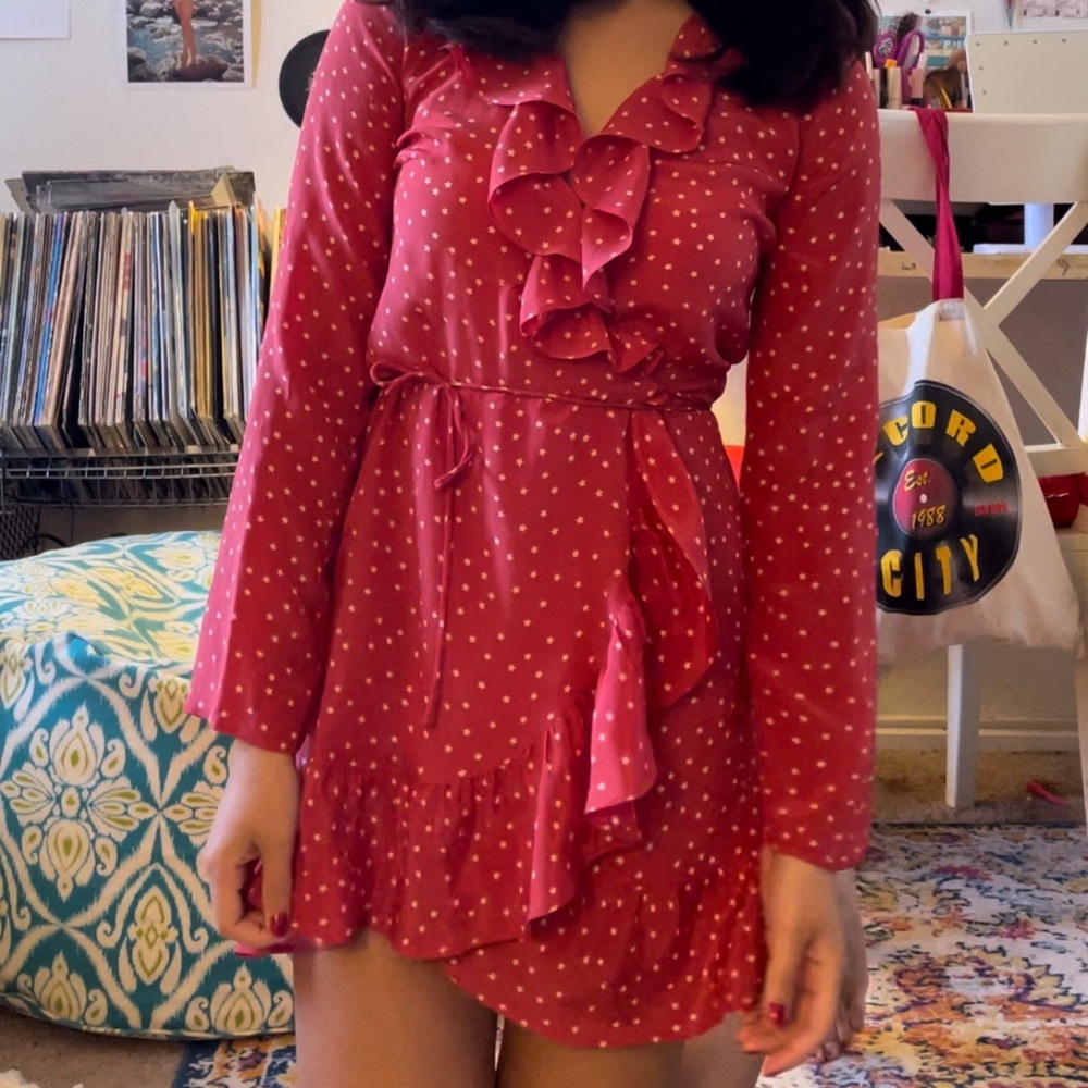 Relisation par Alexandra red star dress size s